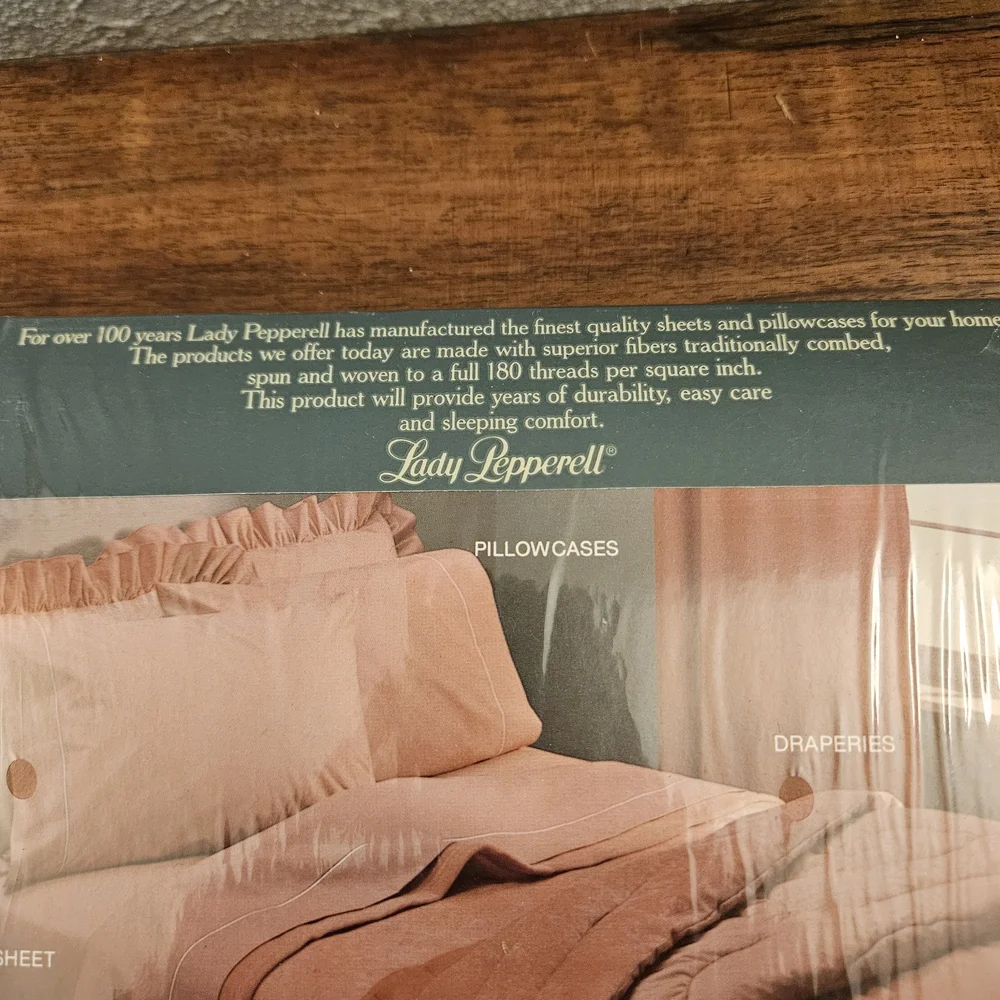 NEW Vtg Lady Pepperell Colorways Twin Flat Sheet No Iron Cotton Poly Yellow 180